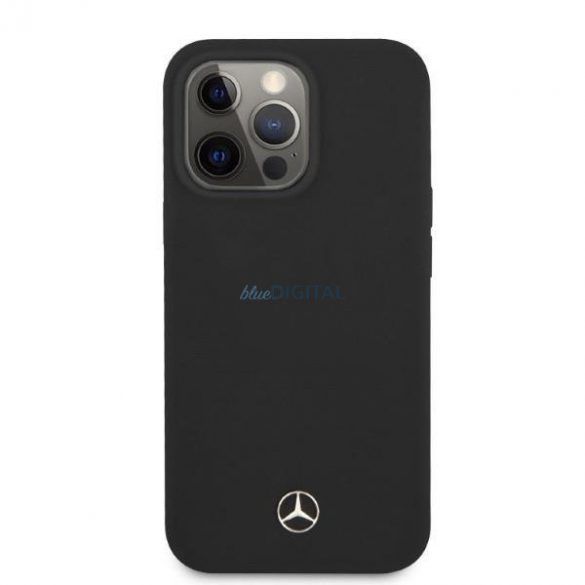 Mercedes MEHMP13LSILBK iPhone 13 Pro / 13 6,1" carcasa rigidă neagră Silicon Magsafe