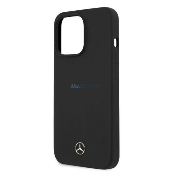 Mercedes MEHMP13LSILBK iPhone 13 Pro / 13 6,1" carcasa rigidă neagră Silicon Magsafe