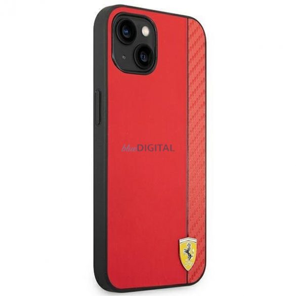 Ferrari FEHCP14SAXRE iPhone 14 6.1 "roșu / roșu hard Husă Carbon