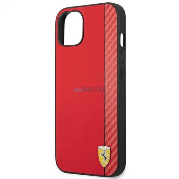 Ferrari FEHCP14SAXRE iPhone 14 6.1 "roșu / roșu hard Husă Carbon