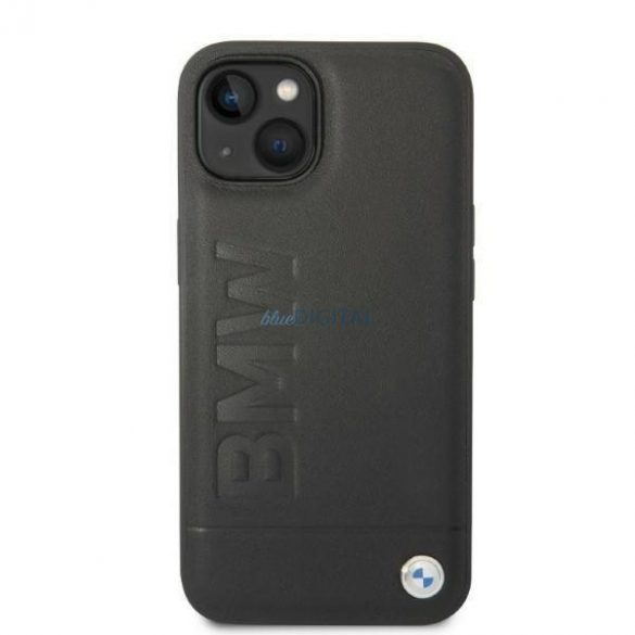 Husă BMW BMHMP14SSLLBK iPhone 14 6.1 "negru/negru hardcase Signature Logo Imprint Magsafe