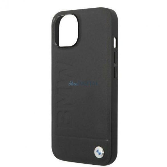 Husă BMW BMHMP14SSLLBK iPhone 14 6.1 "negru/negru hardcase Signature Logo Imprint Magsafe