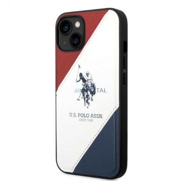 US Polo USHCP14SPSO3 iPhone 14 6,1" biały/alb Tricolor Embossat