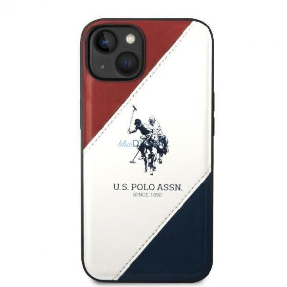 US Polo USHCP14SPSO3 iPhone 14 6,1" biały/alb Tricolor Embossat