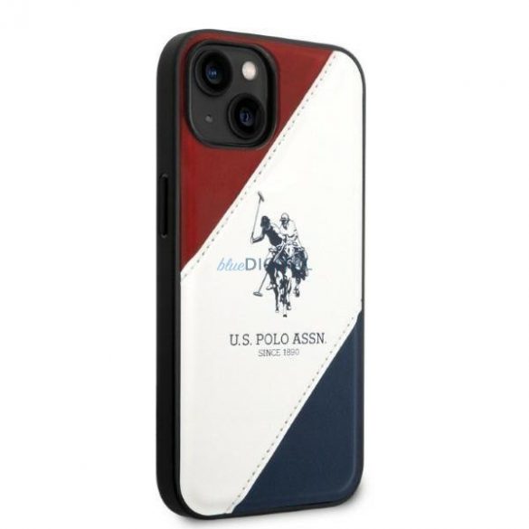 US Polo USHCP14SPSO3 iPhone 14 6,1" biały/alb Tricolor Embossat