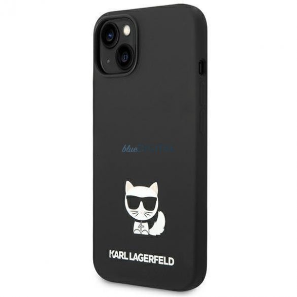 Karl Lagerfeld KLHCP14SSLCTBK iPhone 14 6.1" Hardcase negru / negru Silicon Choupette Body