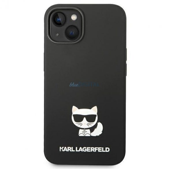 Karl Lagerfeld KLHCP14SSLCTBK iPhone 14 6.1" Hardcase negru / negru Silicon Choupette Body