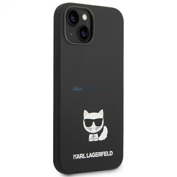 Karl Lagerfeld KLHCP14SSLCTBK iPhone 14 6.1" Hardcase negru / negru Silicon Choupette Body