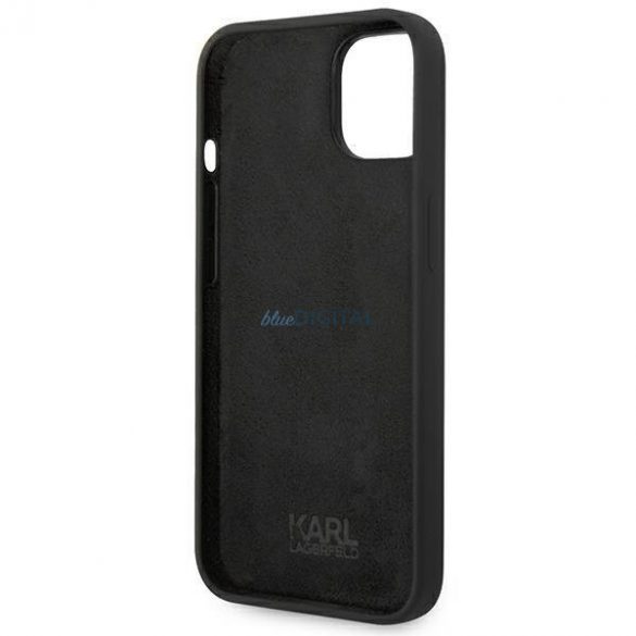 Karl Lagerfeld KLHCP14SSLCTBK iPhone 14 6.1" Hardcase negru / negru Silicon Choupette Body