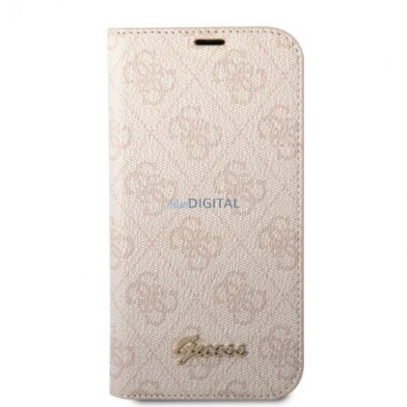 Guess GUBKP14SHG4SHP iPhone 14 6.1 "roz/roz carte 4G Vintage Gold Logo