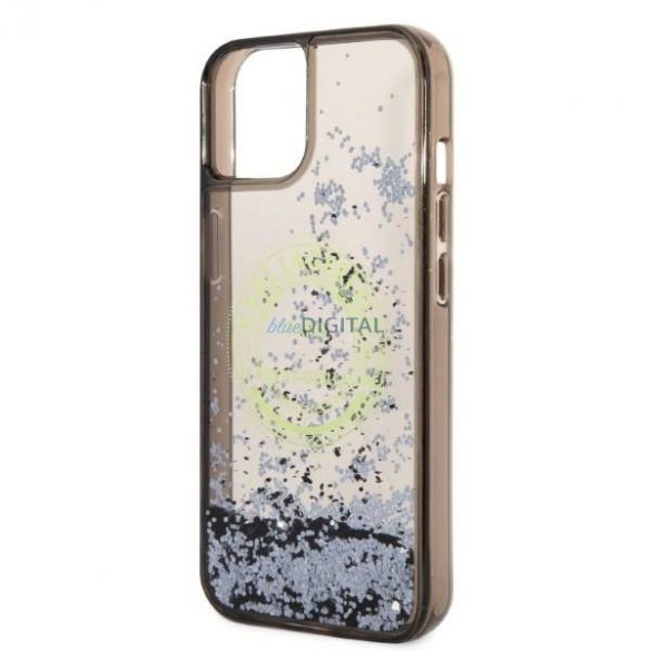 Karl Lagerfeld KLHCP14SLCRSGRK iPhone 14 6,1" carcasă rigidă/neagră Liquid Glitter RSG