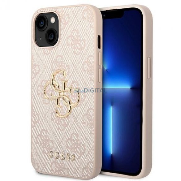 Guess GUHCP14S4GMGPI iPhone 14 6.1 "roz/roz husă rigidă 4G Big Metal Logo