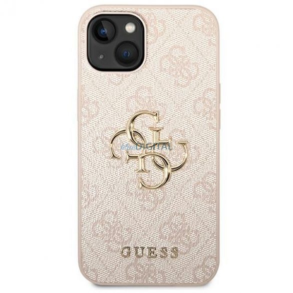 Guess GUHCP14S4GMGPI iPhone 14 6.1 "roz/roz husă rigidă 4G Big Metal Logo