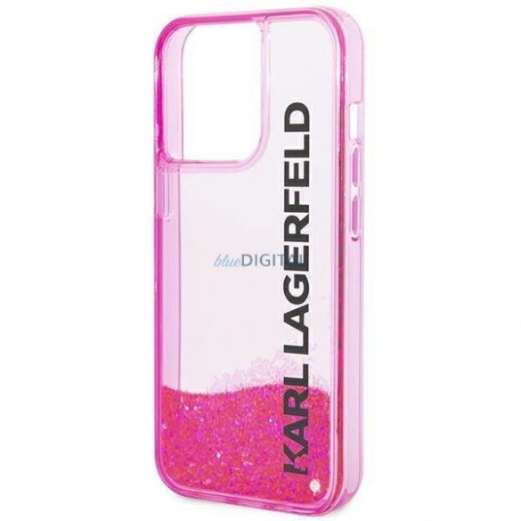 Karl Lagerfeld KLHCP14LLCKVF iPhone 14 Pro 6.1 "roz/roz hardcase Liquid Glitter Elong