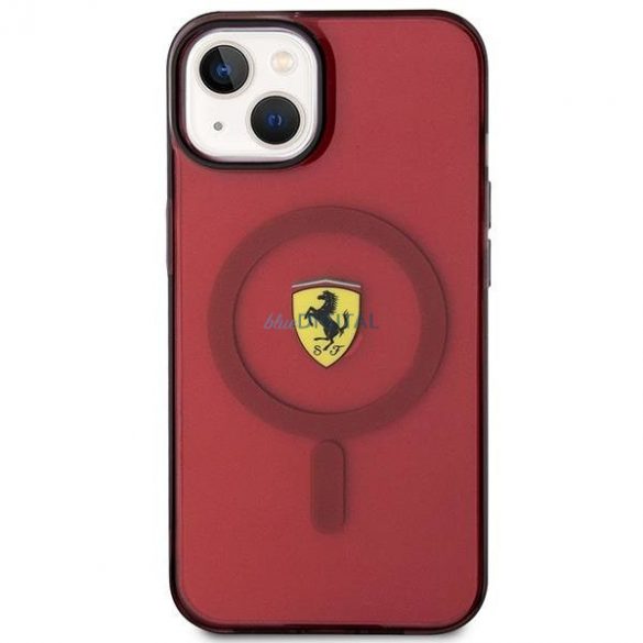 Ferrari FEHMP14SURKR iPhone 14 6.1" roșu/roșu Hardcase Translucent Magsafe