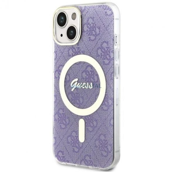 Guess GUHMP14SH4STU iPhone 14 6,1 inchi mov/violet hardcase 4G MagSafe