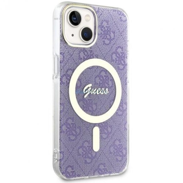 Guess GUHMP14SH4STU iPhone 14 6,1 inchi mov/violet hardcase 4G MagSafe