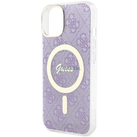 Guess GUHMP14SH4STU iPhone 14 6,1 inchi mov/violet hardcase 4G MagSafe