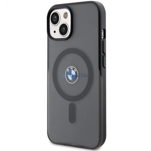 Etui BMW IML Signature MagSafe pentru iPhone 15 - czarne