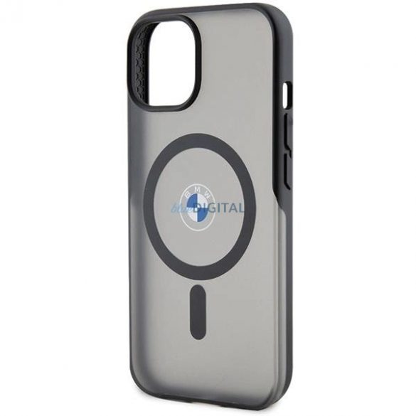 Etui BMW IML Signature MagSafe pentru iPhone 15 - czarne