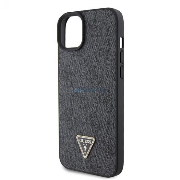 Guess GUHCP15SP4TDPK iPhone 15 6.1" negru/negru hardcase Piele 4G Diamond Triangle