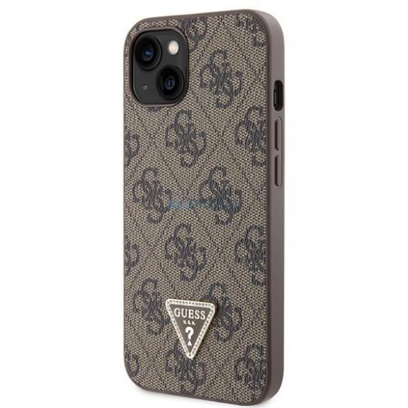 Husă Guess GUHCP13MP4TDSCPW pentru iPhone 13 - maro Crossbody 4G Metal Logo