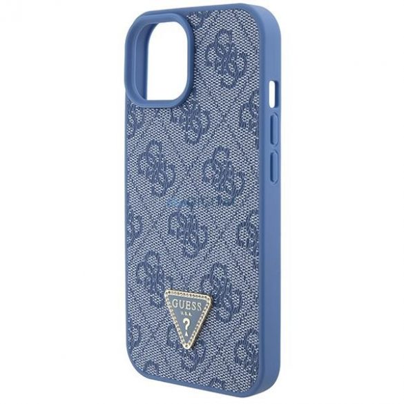 Guess GUHCP15SP4TDSCPB iPhone 15 6.1" albastru/albastru husă rigidă Crossbody 4G Metal Logo