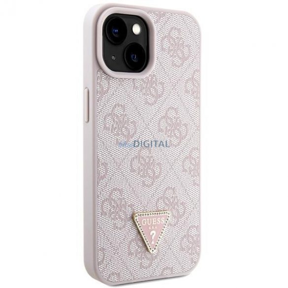 Guess GUHCP15MP4TDSCPP iPhone 15 Plus 6,7" roz/roz hardcase Crossbody 4G Metal Logo