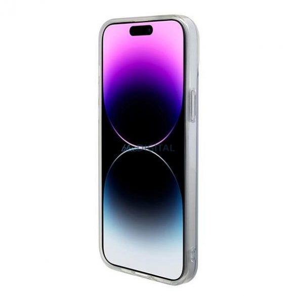 Guess GUHMP15SHITSU iPhone 15 6.1" mov/violet hardcase IML Iridescent MagSafe