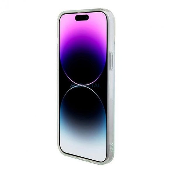 Guess GUHMP15SHITSQ iPhone 15 6.1" turcoaz/turcoaz hardcase IML Iridescent MagSafe