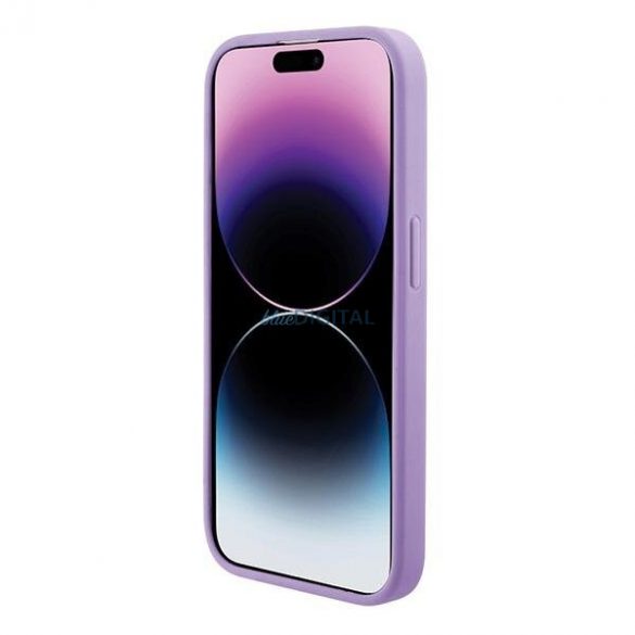 Guess GUHMP15SPSAHMCU iPhone 15 6.1" mov/violet hardcase Saffiano MagSafe