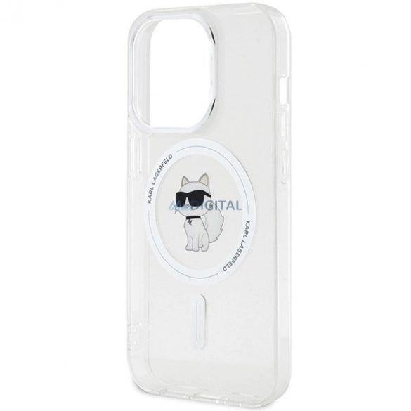 Husa Karl Lagerfeld IML Choupette MagSafe pentru iPhone 13 Pro / 13 - transparenta