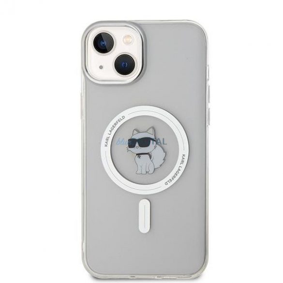 Etui Karl Lagerfeld IML Choupette MagSafe pe iPhone 15 Plus - przezroczyste