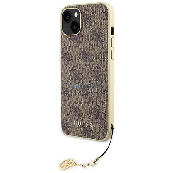 Guess GUHCP15MGF4GBR iPhone 15 Plus 6,7" maro/maro husă rigidă 4G Charms Collection