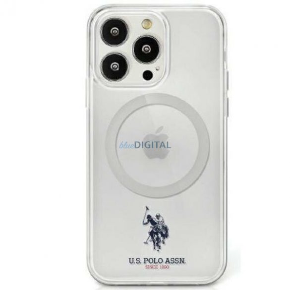 US Polo USHMP15SUCIT iPhone 15 6.1" transparent MagSafe Collection