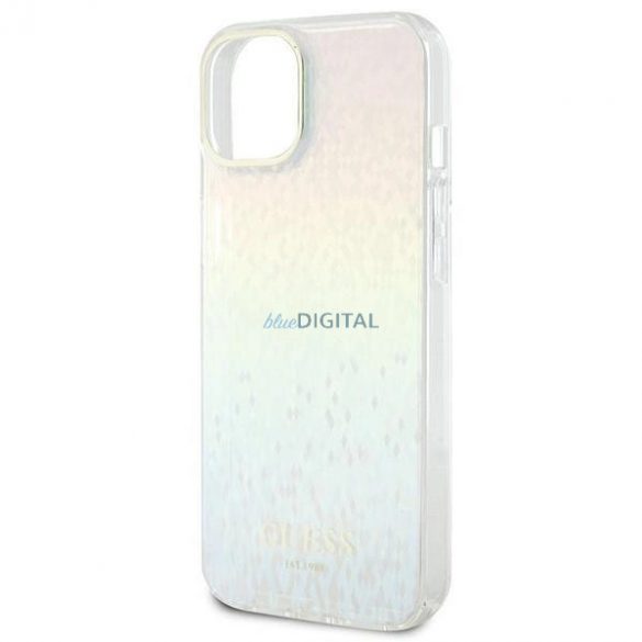 Husă Guess IML Faceted Mirror Disco Iridescent pentru iPhone 12/12 Pro - multicolor