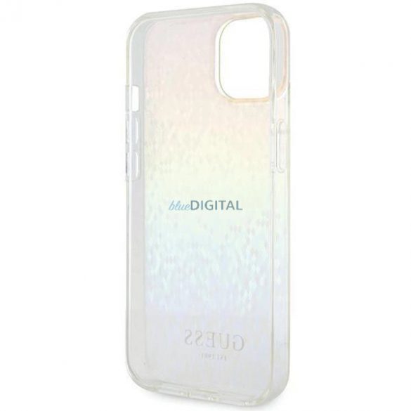 Husă Guess IML Faceted Mirror Disco Iridescent pentru iPhone 12/12 Pro - multicolor