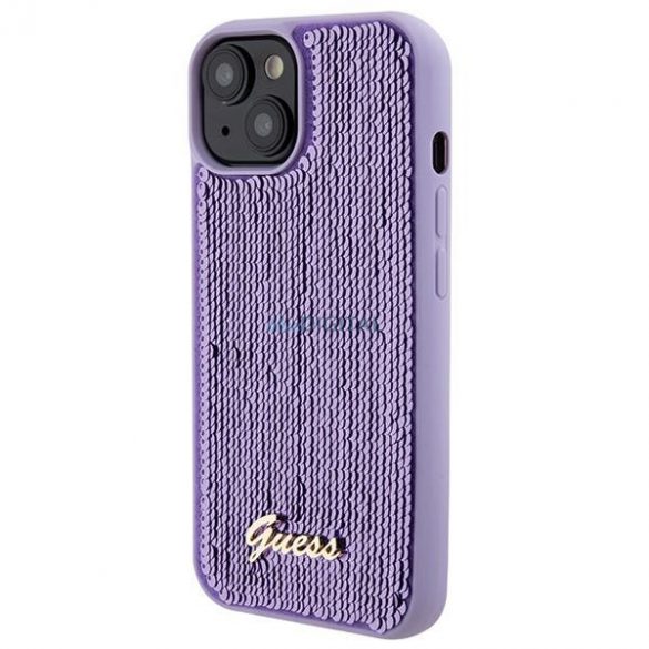 Găsiți Guess Sequin Script Metal pe iPhone 15 - culoare