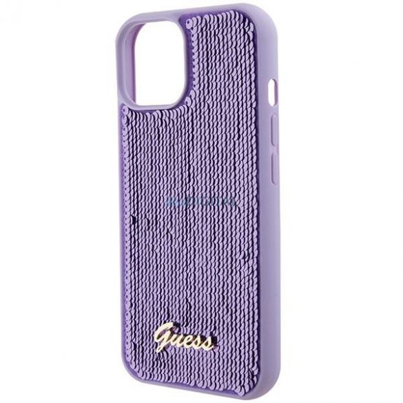 Găsiți Guess Sequin Script Metal pe iPhone 15 - culoare