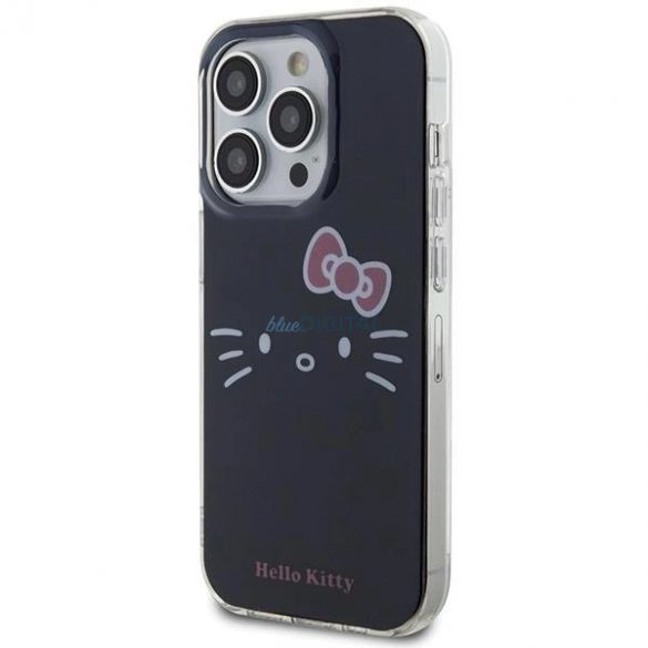 Husa Hello Kitty IML Kitty Face pentru iPhone 13 Pro / 13 - neagra