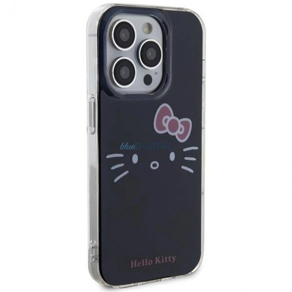 Husa Hello Kitty IML Kitty Face pentru iPhone 13 Pro / 13 - neagra