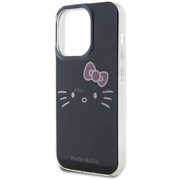 Husa Hello Kitty IML Kitty Face pentru iPhone 13 Pro / 13 - neagra