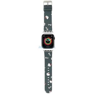 Curea cu model Hello Kitty Heads & Bows pentru Apple Watch 38/40/41mm - Negru