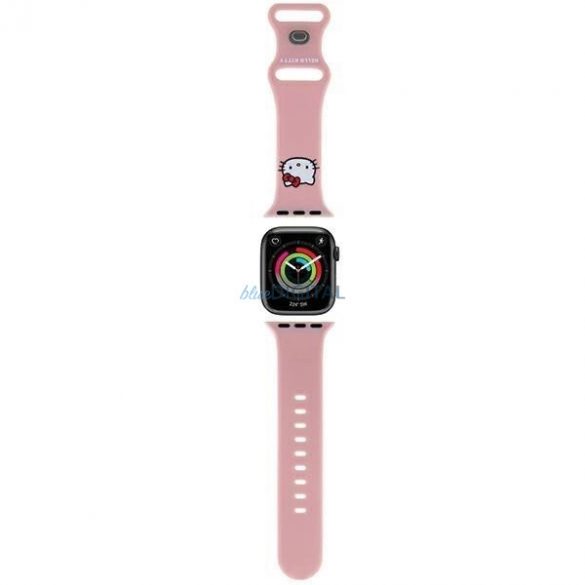 Curea de cap Hello Kitty Silicone Kitty pentru Apple Watch 38/40/41mm - roz