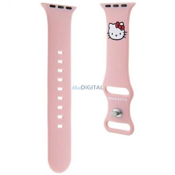 Curea de cap Hello Kitty Silicone Kitty pentru Apple Watch 38/40/41mm - roz