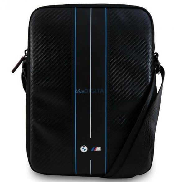 Geanta BMW Carbon & Blue Stripe pentru o tableta de 10" - neagra