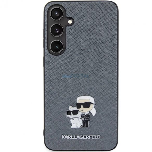 Karl Lagerfeld KLHCS24SPSAKCMPG S24 S921 hardcase gri/gri Saffiano Karl & Choupette Metal Pin