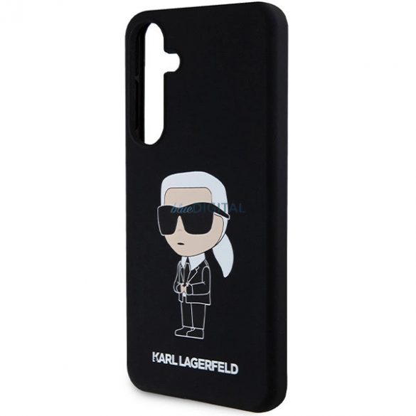 Husa Karl Lagerfeld Silicon Ikonik pentru Samsung Galaxy S24+ - neagra