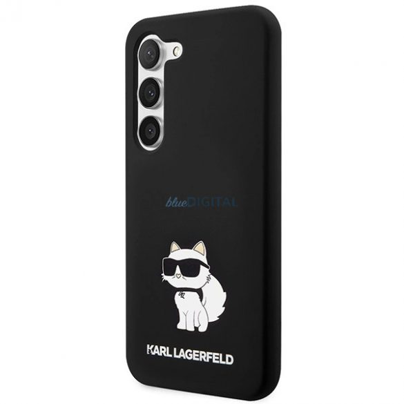 Husa Choupette din silicon Karl Lagerfeld pentru Samsung Galaxy S24+ - neagra