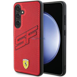 Husa perforata Ferrari Big SF pentru Samsung Galaxy S24 - rosie